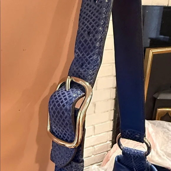 Coach Blue Leather Shoulder Bag F1176-F16535 - Picture 5 of 13